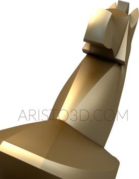 Statuette (STK_0135) 3D model for CNC machine